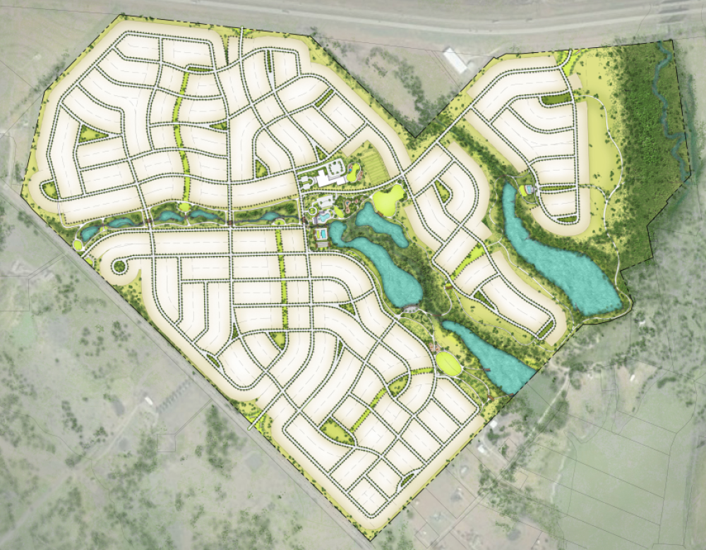 Talia Development map in Mesquite, TX