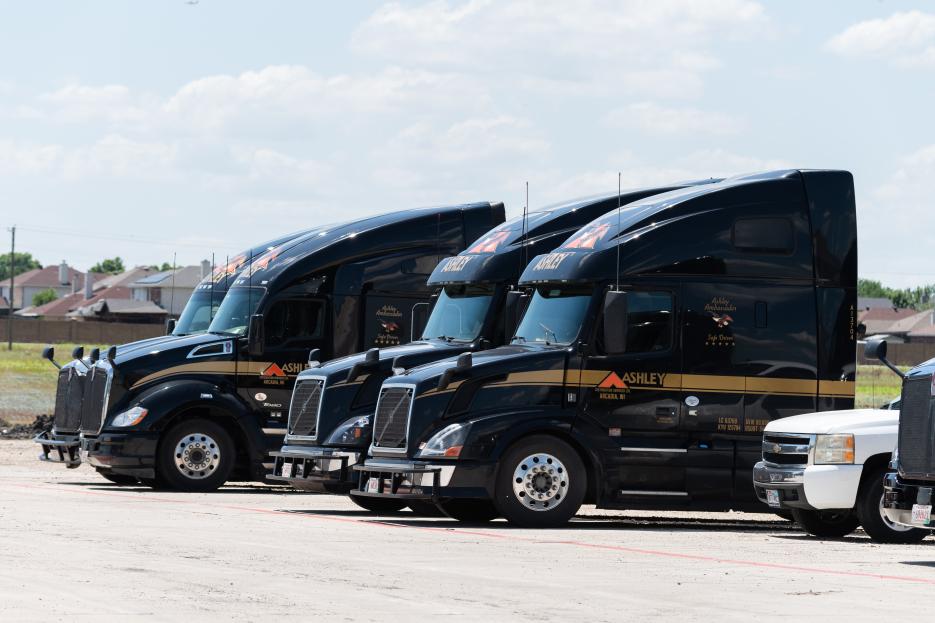 Ashley Furniture trucks